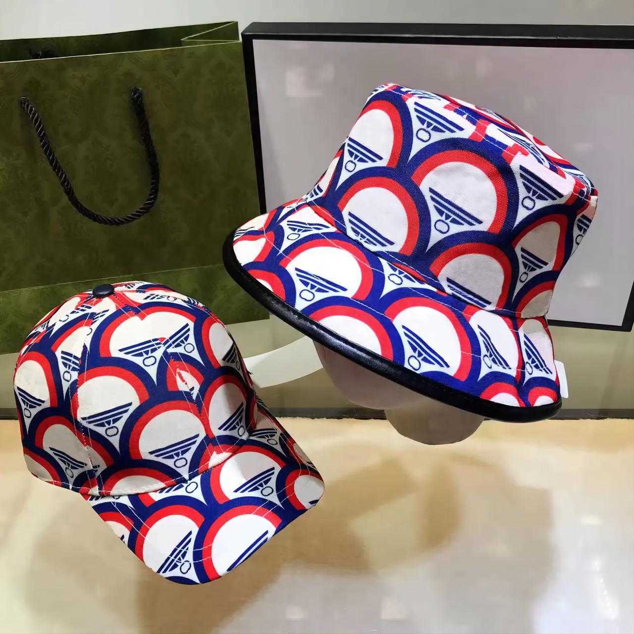 

Designers Luxurys baseball cap trefoil printed caps joint trendy bucket hat luxury sport sun hat quality buckets hats, Multi