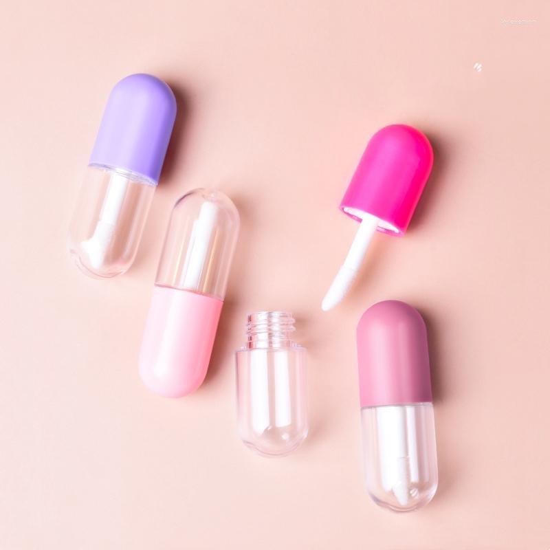 

Lip Gloss 3ml Empty Mini Shape Tube In Red Pink Blue Purple Color 100pcs