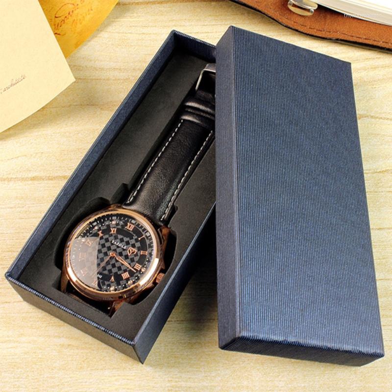 

Watch Boxes Box Storage Case Long Type Jewelry Display Gifts Packing Organizer Elegant