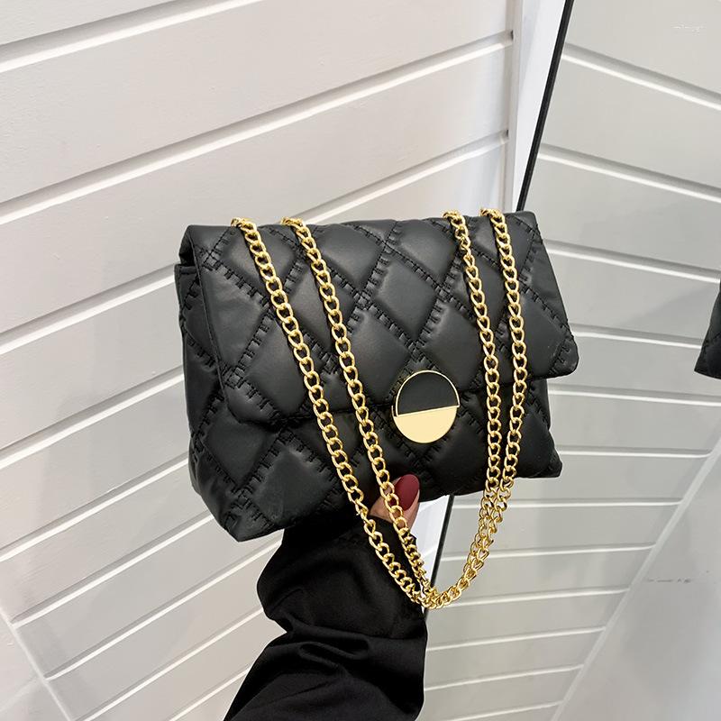 

Evening Bags Women's Bag Chain Shoulder Messenger Fashion Style Small Square, Black