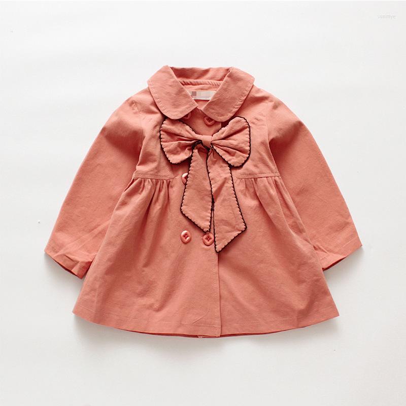 

Coat Children's Jacket Dress Girls Casual Solid Bow T-shirt Baby Girl 2-5Years Kids Winter Fashion Christmas Year Outerwear, Red
