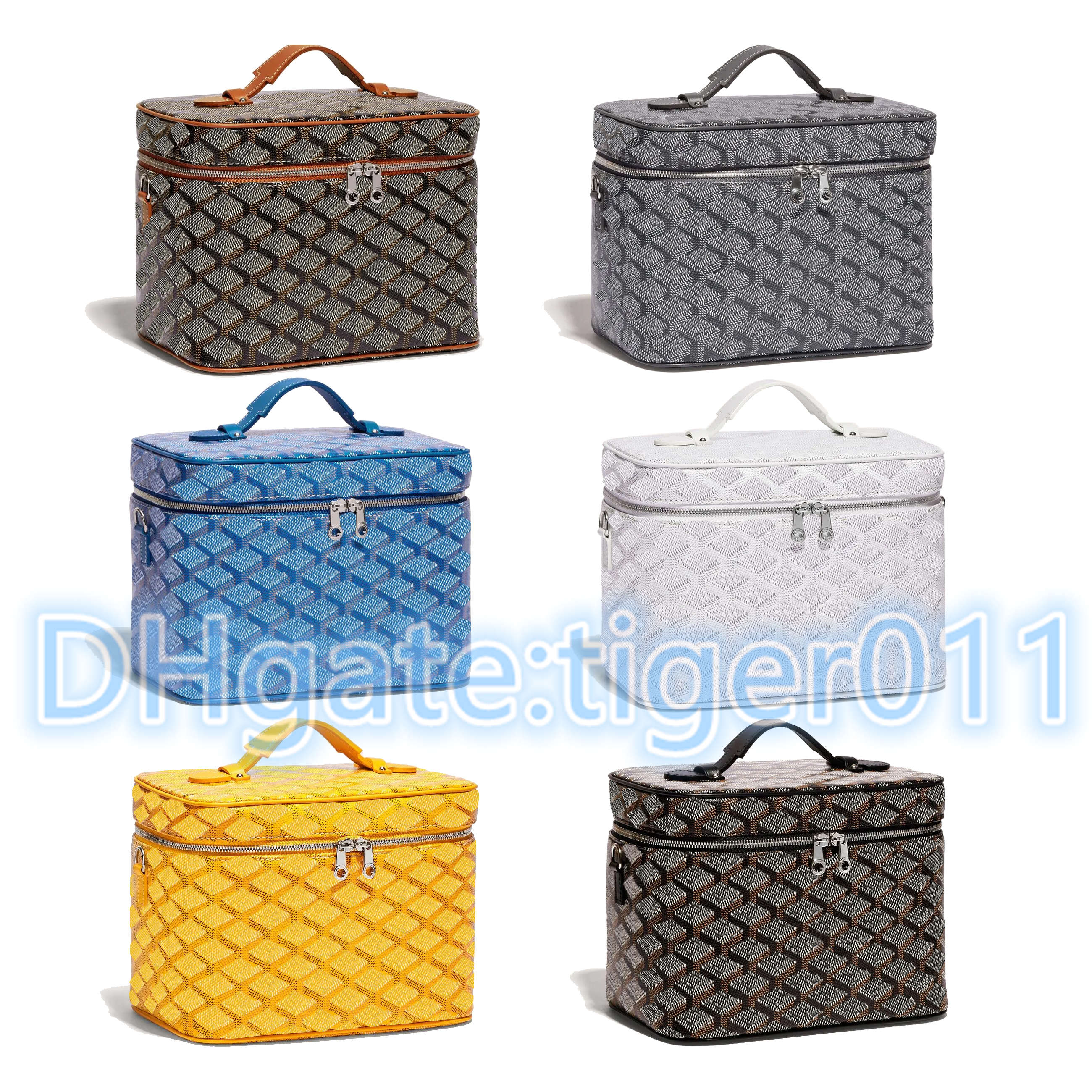 

toiletry Muse Vanity Case trunk Bags Womens mens leather Designers pouch wash bag wholesale tote pochette Shoulder makeup bag Luxurys make up handbag cosmetic bag, Grey