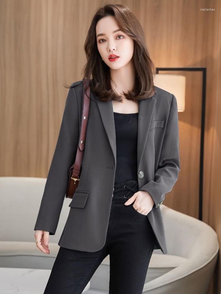 

Women' Suits Blazers Women Solid Outwear Loose Elegant Retro Fashion High Street All-match Spring Comfortable Tops 2022, Green