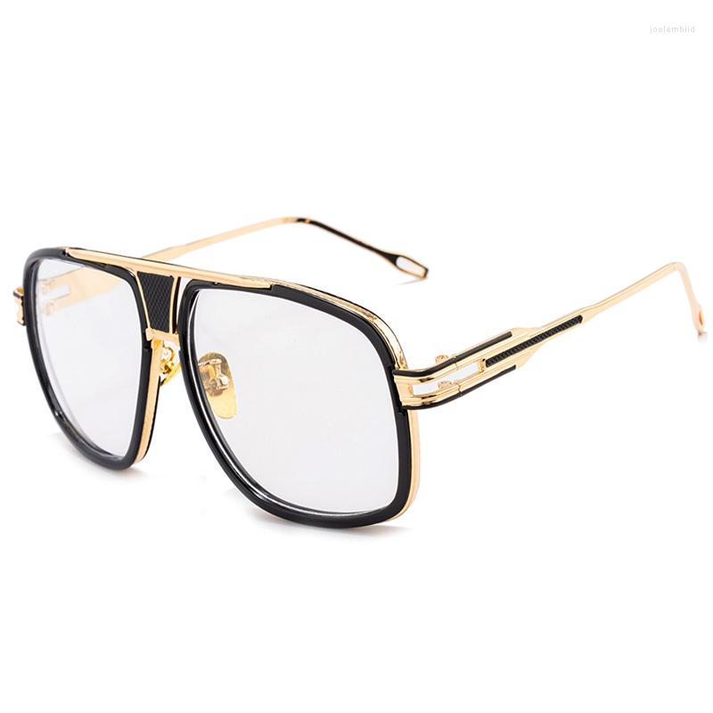 

Sunglasses European And American Trend Men's Retro Metal Punk Style Large Frame Couple Toad Mirror Round Face