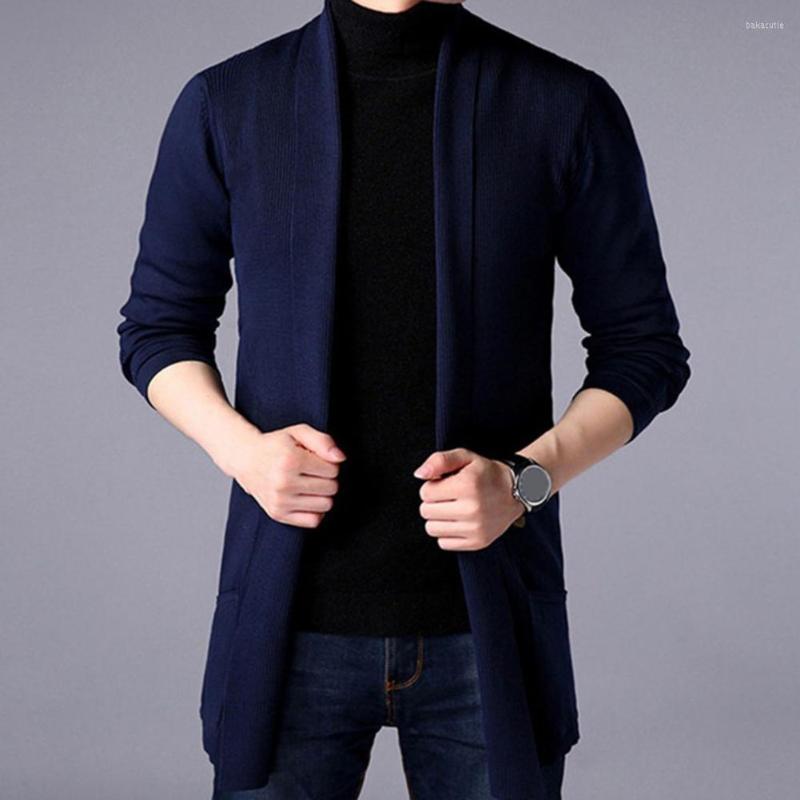 

Men's Sweaters High Quality Slim Fit Men Sweater Coat Wear Resistant Cardigan Winter Knitting For Dating, Khaki