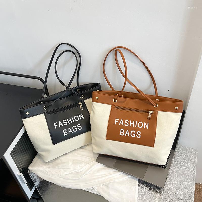 

Evening Bags Fashion Big Women's Spring Shoulder Underarm Bag Casual Texture Large Capacity Totes, Brown