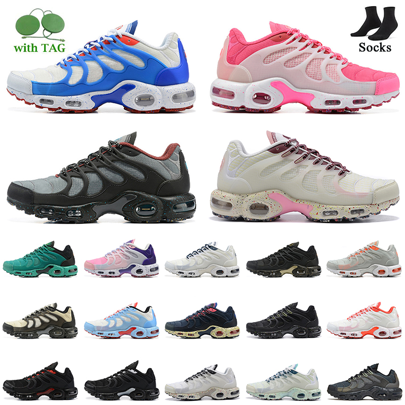 

Top Fashion Tuned Tn Plus Running Shoes Tns Terrascape Women Mens Trainers Tan Burgundy Deep Grey Orange Navy Blue Pink White Red Black Barely Volt Tnplus Sneakers, C21 purple pink 36-40