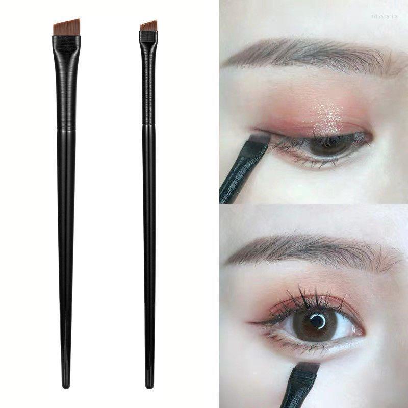 

Makeup Brushes 2Pcs/set Brow Contour Brush Eyebrow Eyeliner Brushs Portable Small Angled Liner Women Cosmetic Beauty Tools