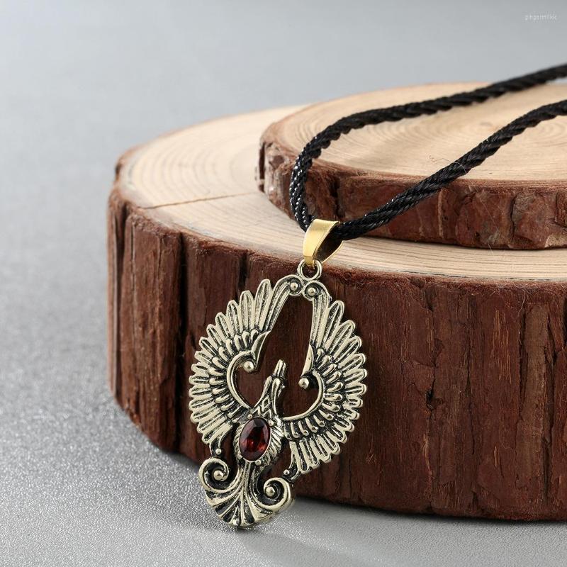 

Choker 2022 Fashion Simple Forest Style Series Animal Bird Eagle Pendant Elegant Lady Slavic Alloy NecklaceNY001