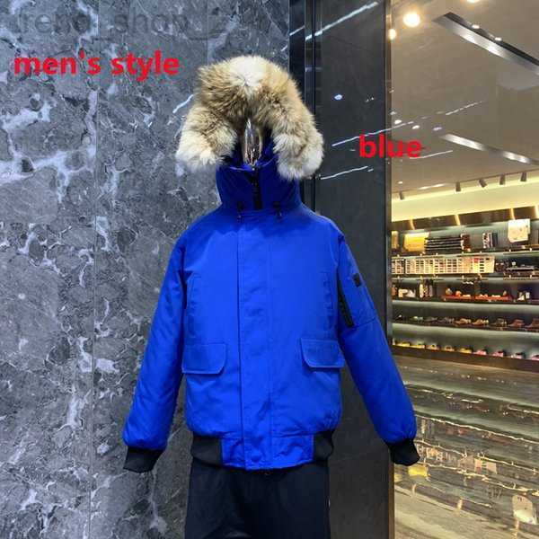 

Jackets Nfc Chip Canada Men's Down Parkas Winter Leisure Sports Jacket White Duck Windproof Parker Leather Collar Cap Warm Real Wolf Fur Stylish Monclairwais, Photo style and color