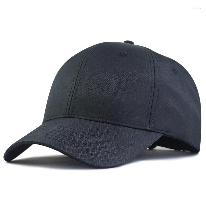 

Ball Caps Oversized Baseball Cap Enlarged And Deepened Big Men's Summer Ventilation Large Size 65cm Sunscreen Hat, Black