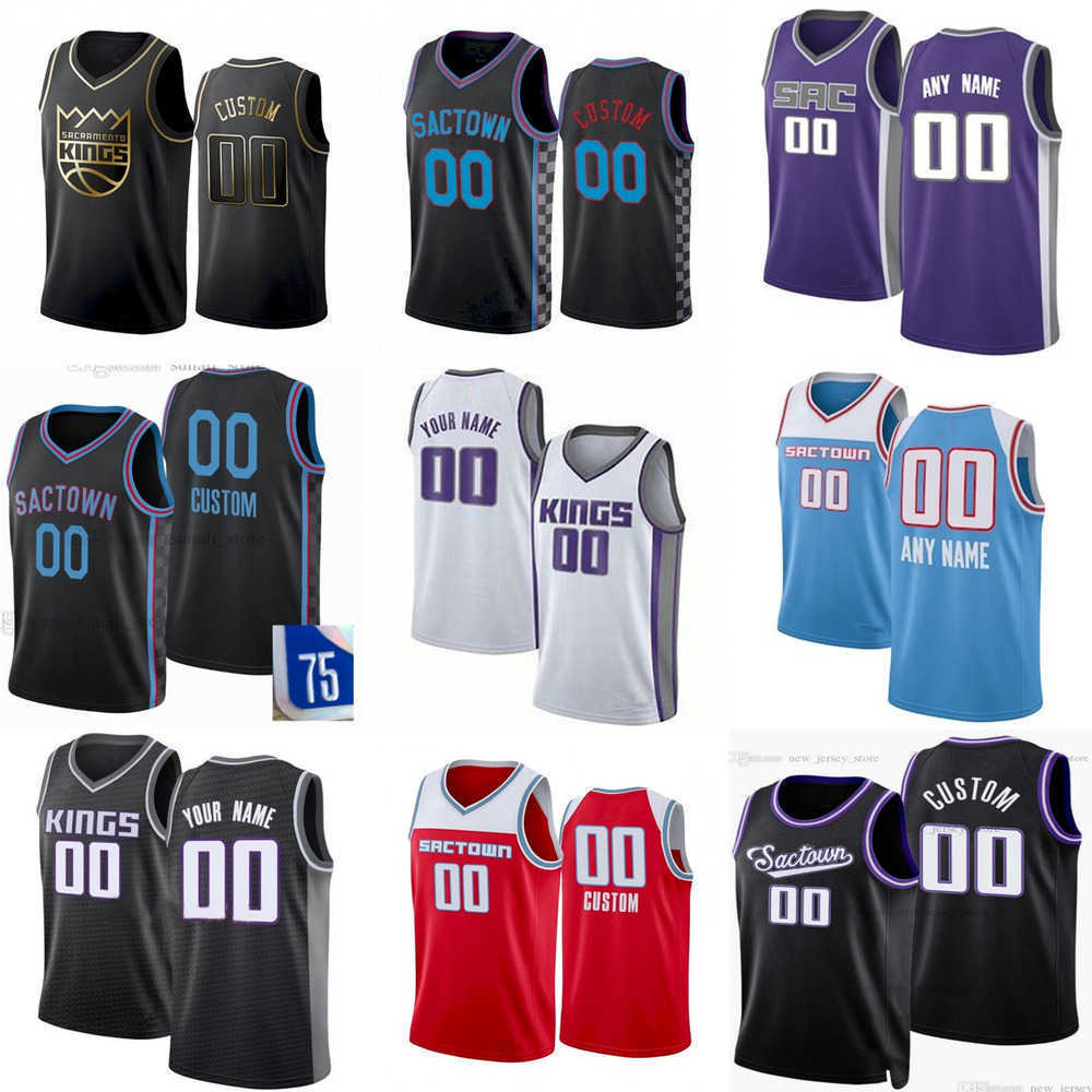 Sacramento''Kings''Custom Mens Womens Youth 25 Alex Len 88 Neemias Queta De'Aaron 5 Fox 13 Keegan Murray 10 Domantas Sab
