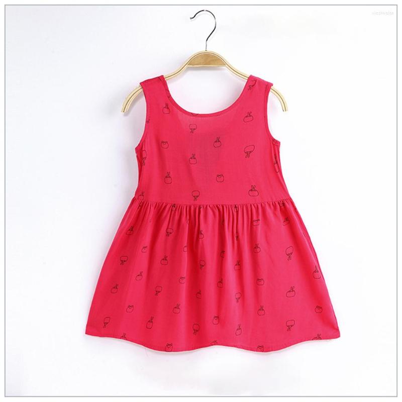 

Girl Dresses 2022 Dress Summer Princess Birthday Children Clothing Casual Toddler Sleeveless Beach