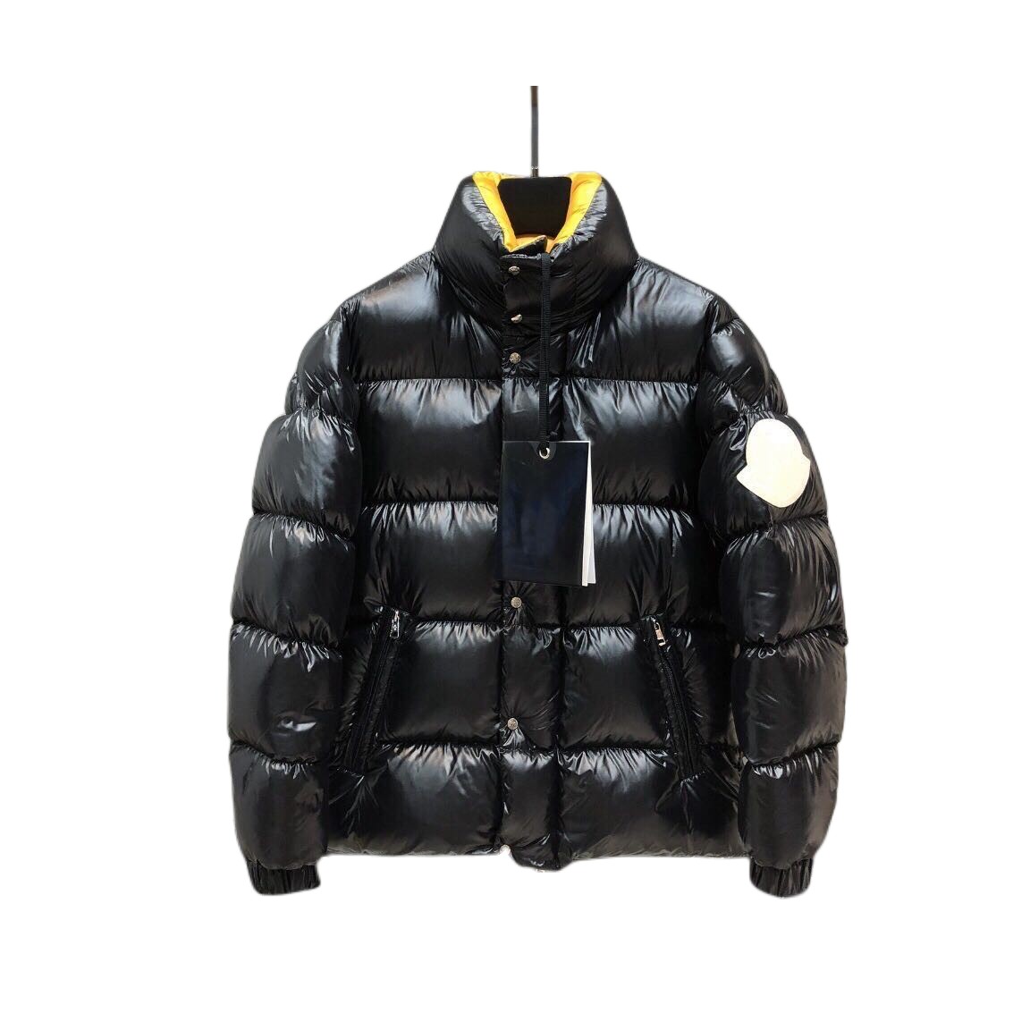 

Mengkou genuine new casual down jacket women thickening warm white duck down short section, Black