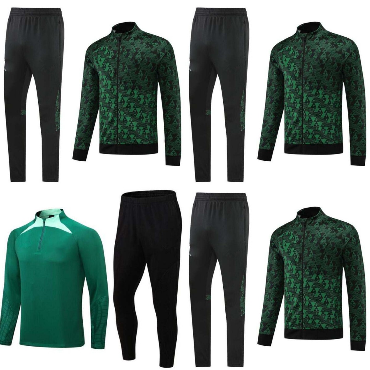 

22-23 Nigeria national football soccer jersey team Men's Tracksuits LOGO embroidery 2022 2023 soccer Training clothing outdoor men jogging shirt, White