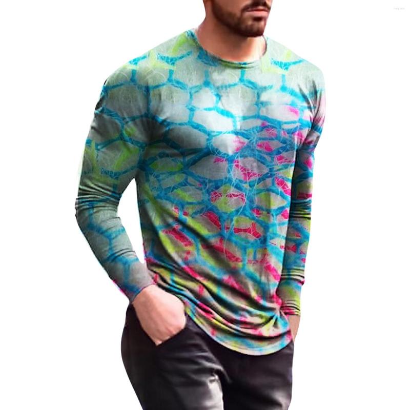 

Men' T Shirts Mens Short Sleeve Black 3D Casual Long Tops Geometric T-Shirt Blouse Neck Men White Tee, Blue