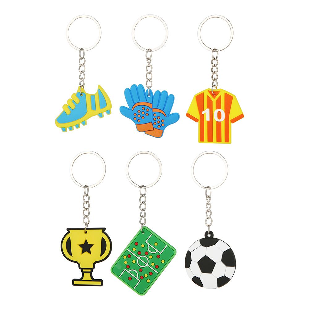 

World Cup Keychain PVC Gloves Football Sports Pendant Creative Gift Key Chain Keyring RRA390