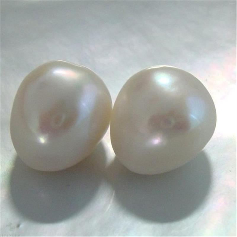 

Dangle Earrings 11-12mm Natural White Baroque Pearl Scattered Beads Fashion Noble Personality Irregular