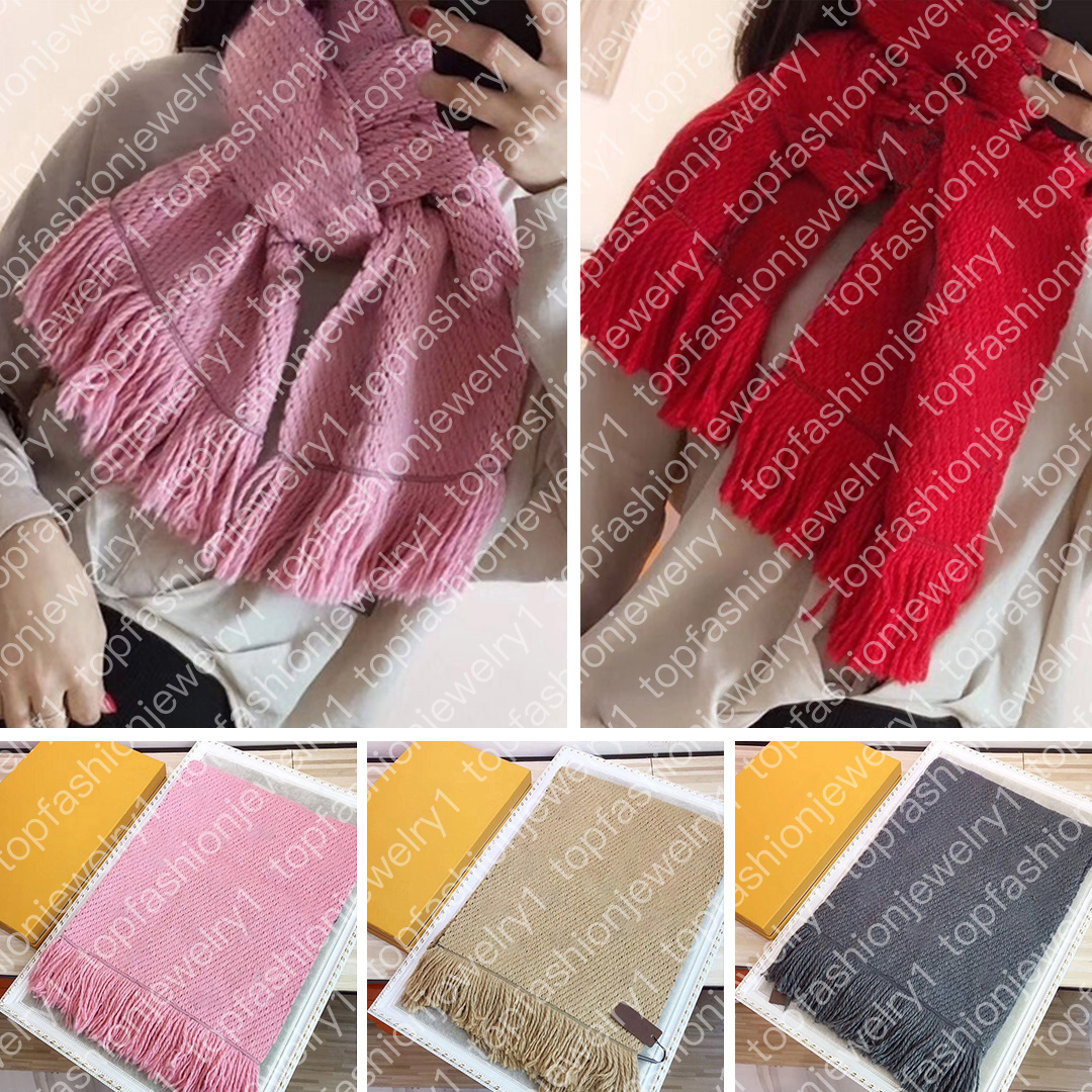 

Wool Scarfs Winter Cashmere Scarf Men Women Thicken and keep warm Designer Classic Letter pattern Pashmina shawl Scarves New Gift Fashion with box Size 30-180cm