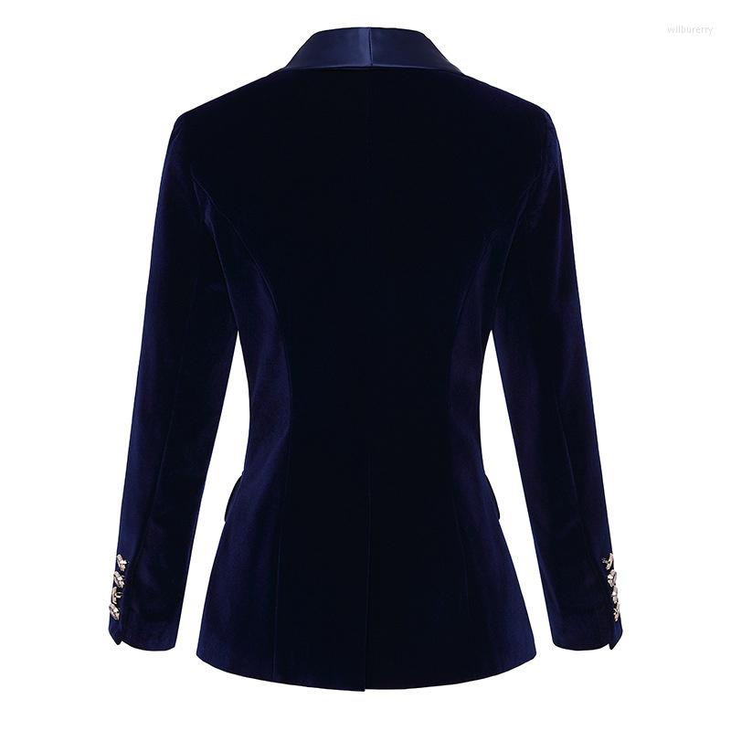 

Women' Suits Ladies Luxury Satin Patchwork Velvet Blazer Women Fashion Shawl Collar Hidden Breasted Qualities Slim Fit Feminino Longo, Black