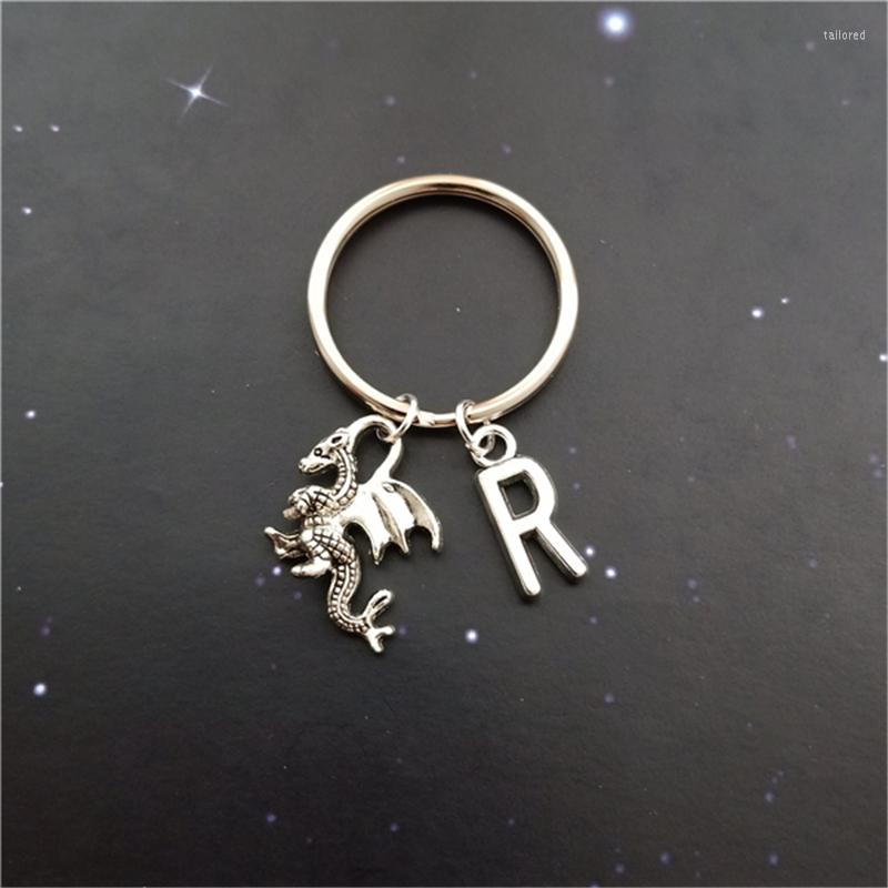 

Keychains Monster Keyring Cool Animal Keychain Name Initial Gift