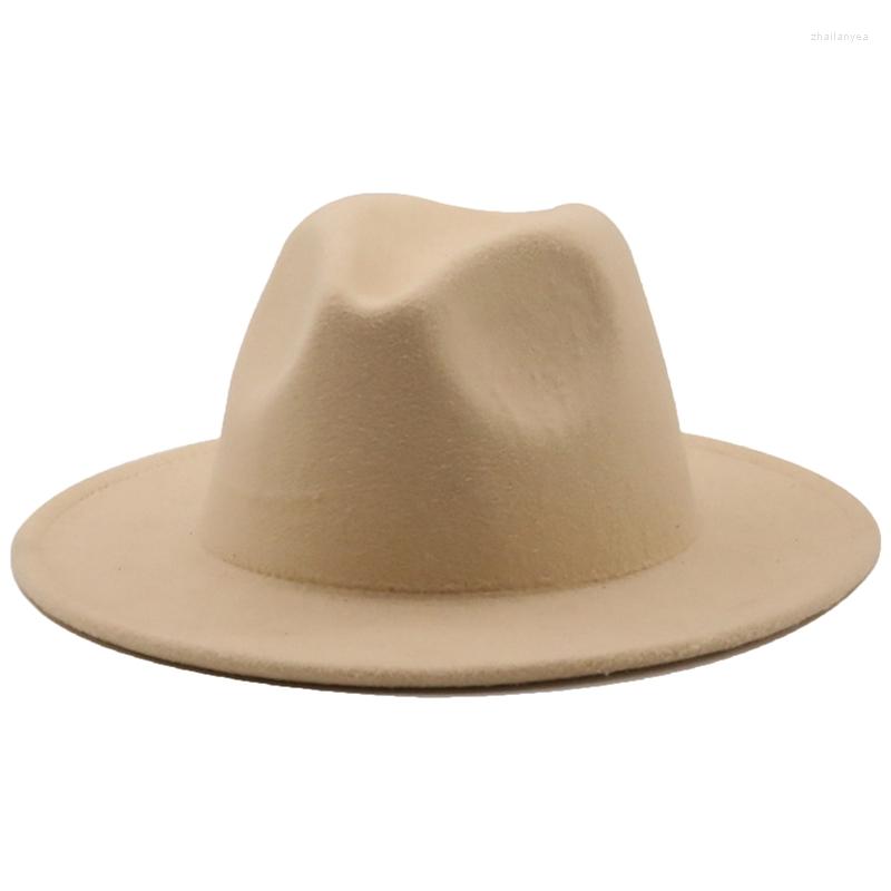 

Berets Classical Wool Felt Wide Brim Hat Pearl Belt Pink Solid Caps Men Women Winter Wedding Jazz Hats, Ag
