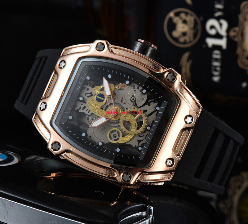 

Feature Luxury Men's Military Hollow Sports Watch Men's Analog Date Quartz Men's Watches KISS, Box