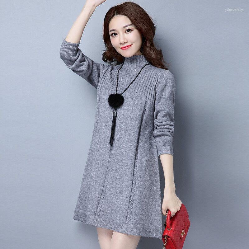 

Women's Sweaters Autumn/winter Women's Clothing European With Fleece Or Without 4xl, Green without fleece