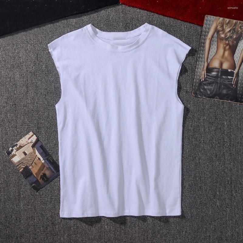 

Men's Tank Tops Casual Men Vest Cool Fitness Loose Sweat-absorbent Crew Neck Undershirt Straight, Black