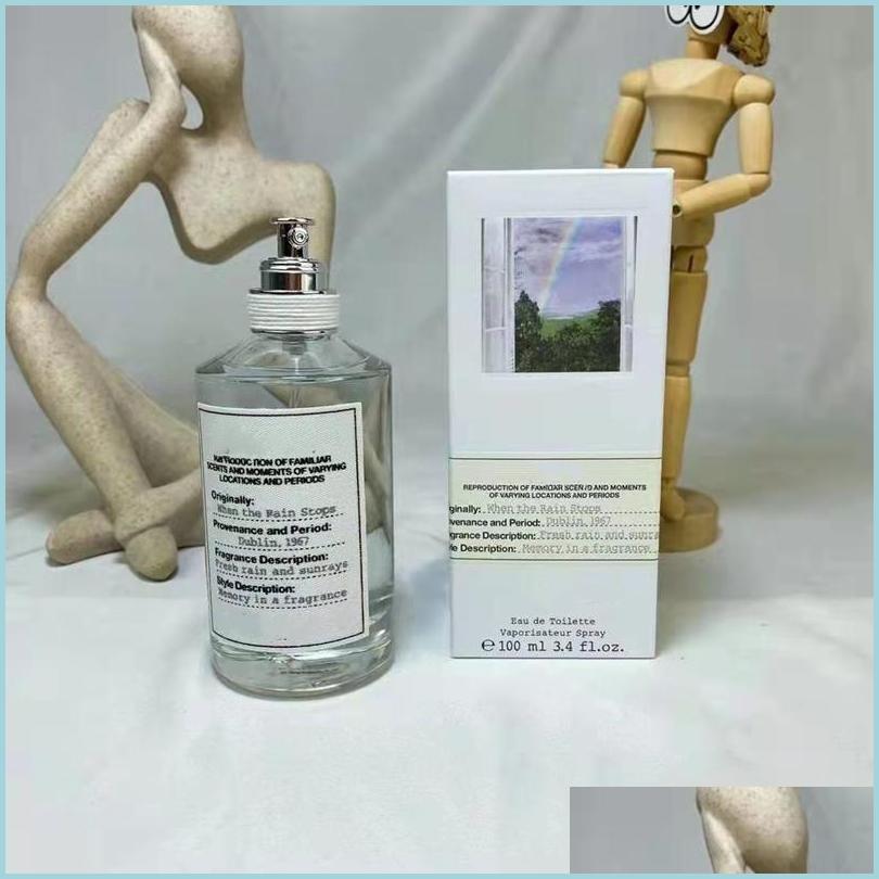 

Perfume Bottle Sales Unisex Limited Women Men Per Fragrance When The Rain Stops 100Ml Man Designer Gentlemen Fragrances High Version Dhrlh