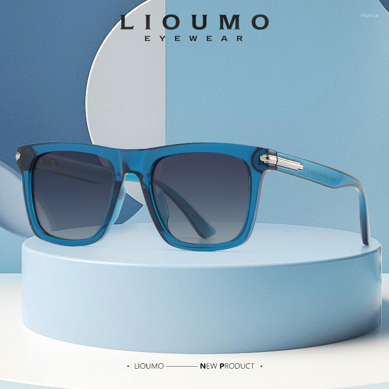 

Sunglasses LIOUMO Trend Polarized Men Square Sun Glasses Women Anti-Glare Driving Fishing Eyewear UV400 Zonnebril Heren