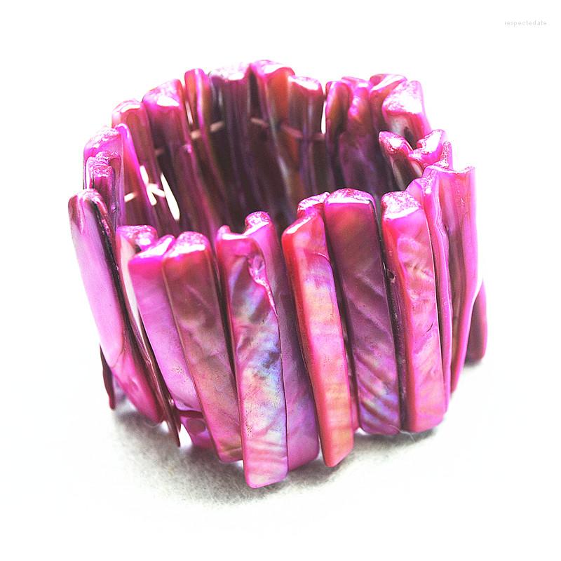 

Link Bracelets 1PC Nature Shell Mother Of Pearl Women Bangle 45MM Height Good For Your Party Wearring Wholesale