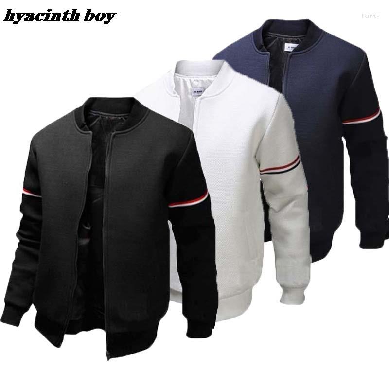 

Men' Jackets Mens Jacket Daily Fall Winter Windbreak Coat Webbing Stand Collar Regular Fit Active Long Sleeve Baseball Uniform 4XL, Navy blue