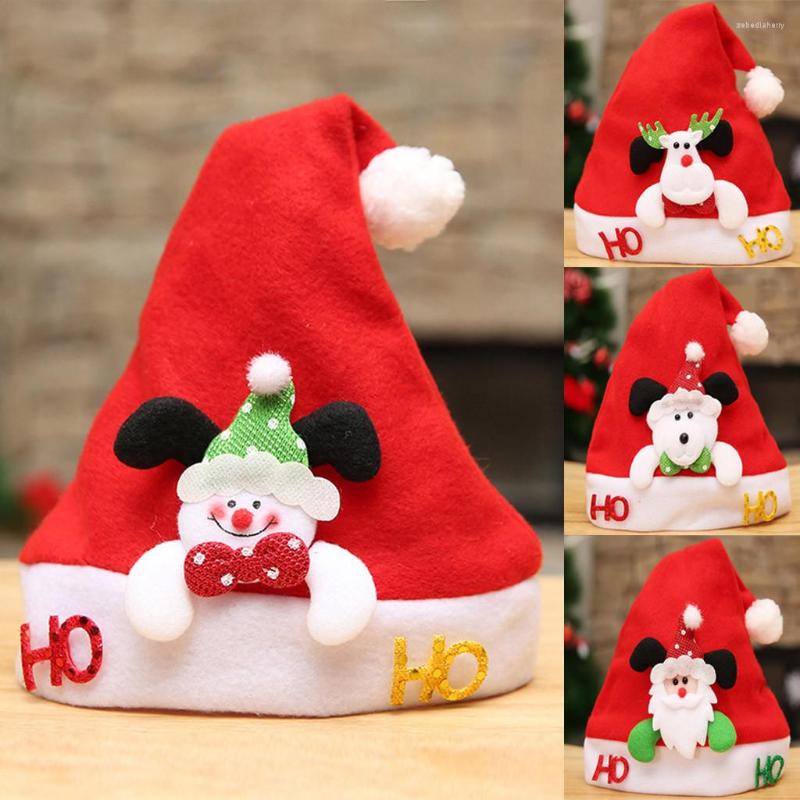 

Ball Caps 7up Hat Christmas Children's Decorations Gift High-Grade Double H Brick Farm, Red
