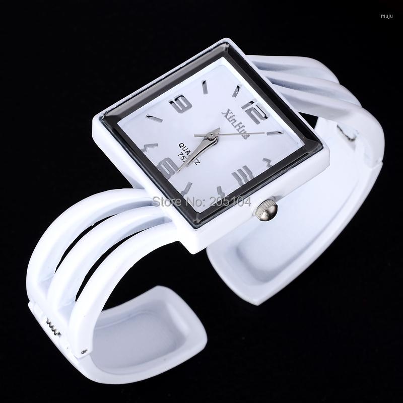 

Wristwatches Fashion Bracelet Wrist Watch Women Watches Stainless Steel Ladies Women's Clock Bayan Kol Saati Relogio Feminino, White
