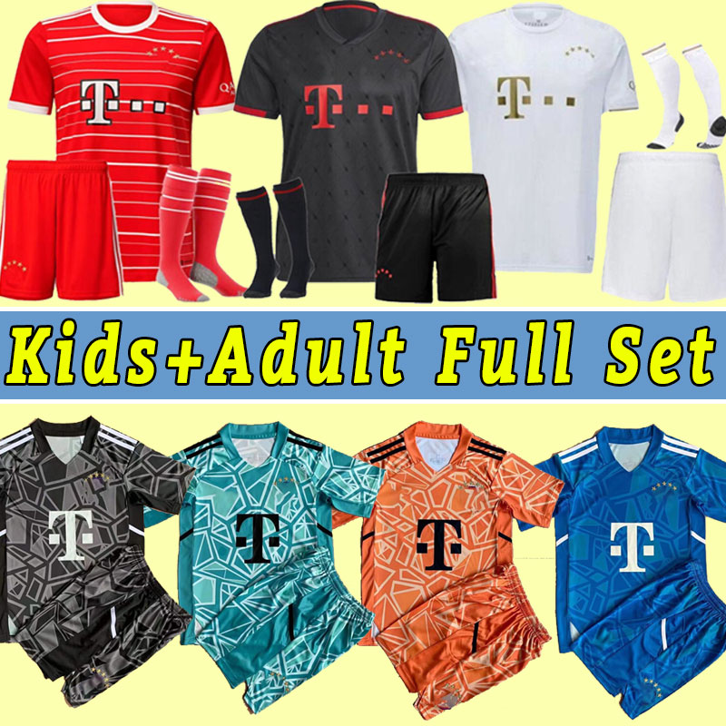 

bAYerNes DE LIGT soccer jerseys 22 23 MANE SANE HERNANDEZ MUNICHes GNABRY GORETZKA COMAN MULLER DAVIES KIMMICH football shirt 2022 2023 goalkeeper Men kids child