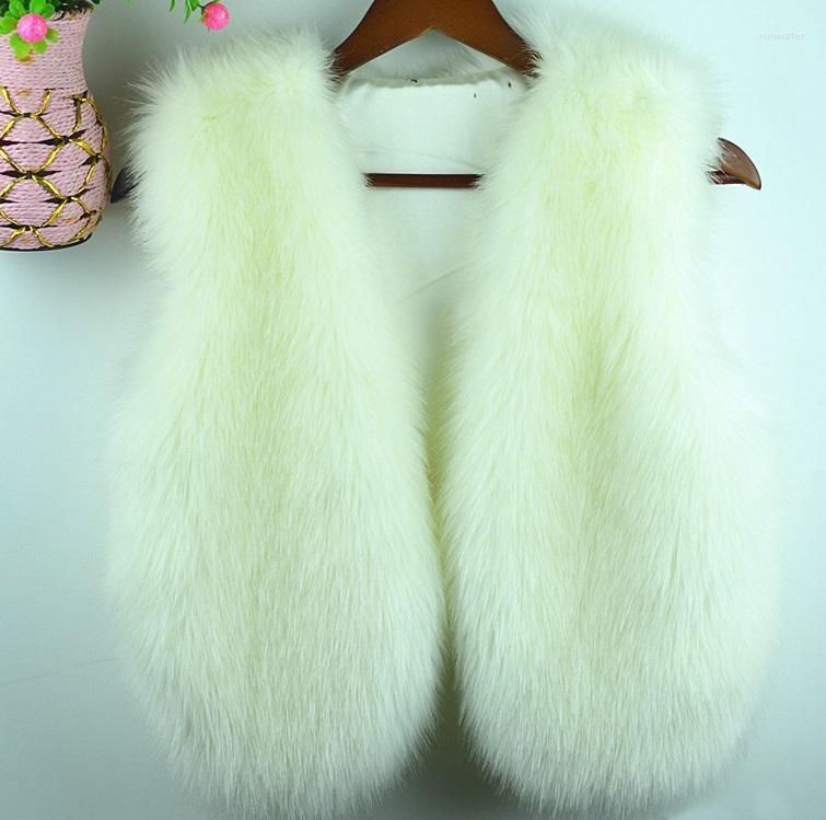 

Women' Fur Spring And Autumn Vest Women' Outerwear Short Design -selling, White