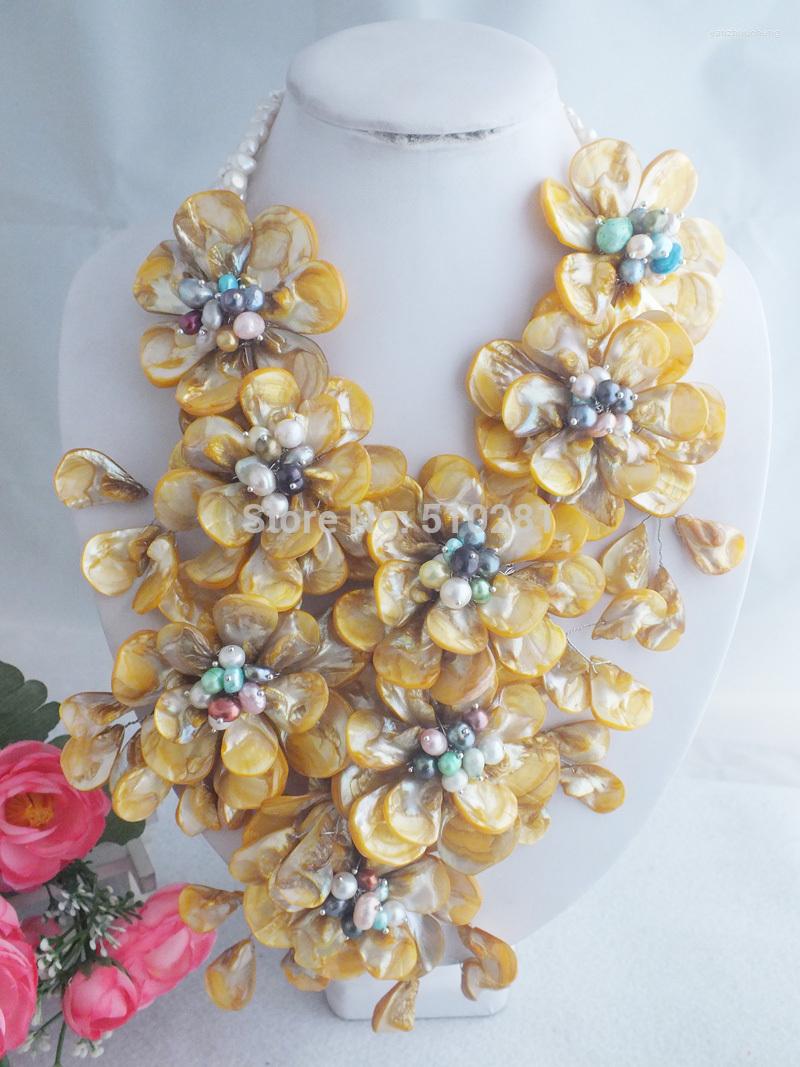 

Choker Gorgeous African Shell Beads Bridal Jewelry Necklace For Wedding 22"