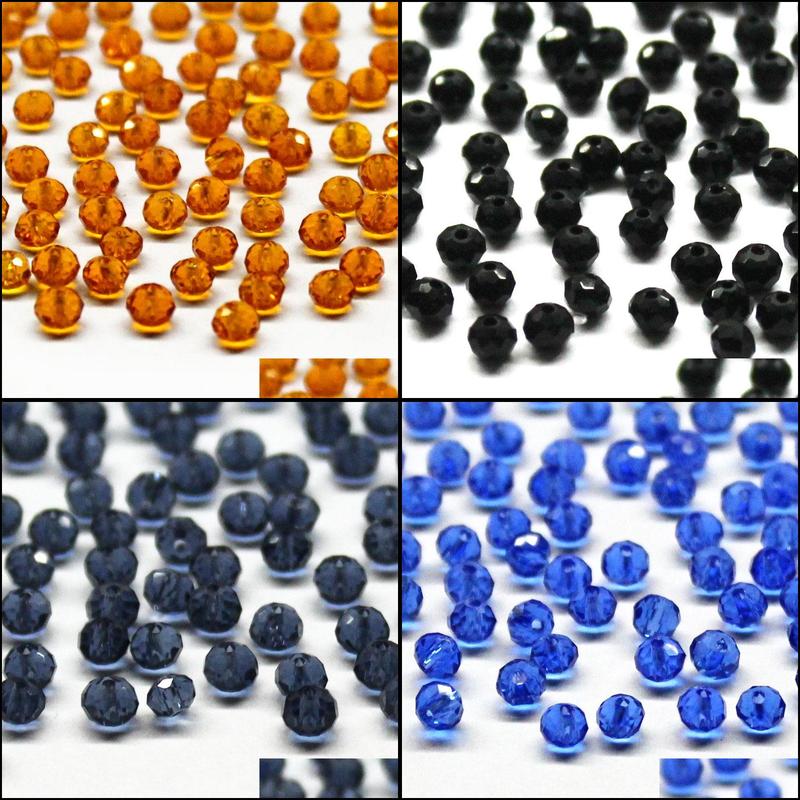 

Other 4Mm 6Mm Czech Spacer Crystal Glass Beads For Jewelry Making Faceted Color Clear Diy Loose Wholesale Drop Delivery 2022 Finding Dhio7