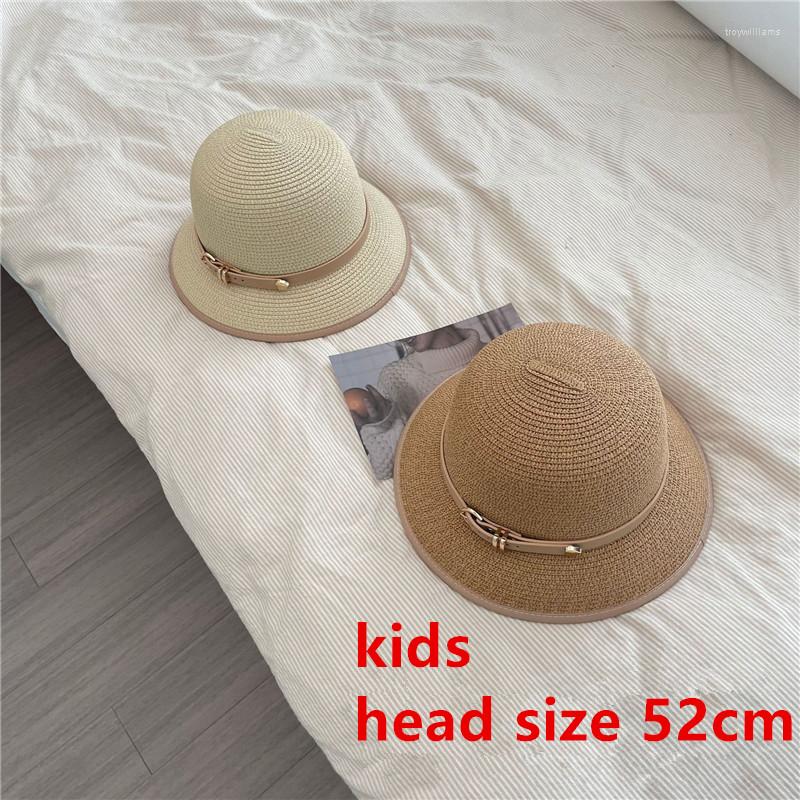 

Berets 202203-2508655 Ins Professional Drop Summer French Classic Rural Shade Belt Paper Children Fedoras Cap KIDS Leisure Hat, Khaki