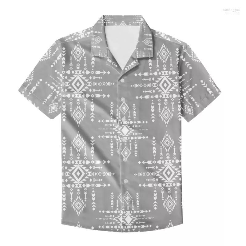 

Men's Casual Shirts Men's Summer Printed Samoan Tribe 2022 Streetwear Mens Tribal Tattoos Cardigan High-End Short Sleeve Dress Shirt, Qqqtbuluo10f16