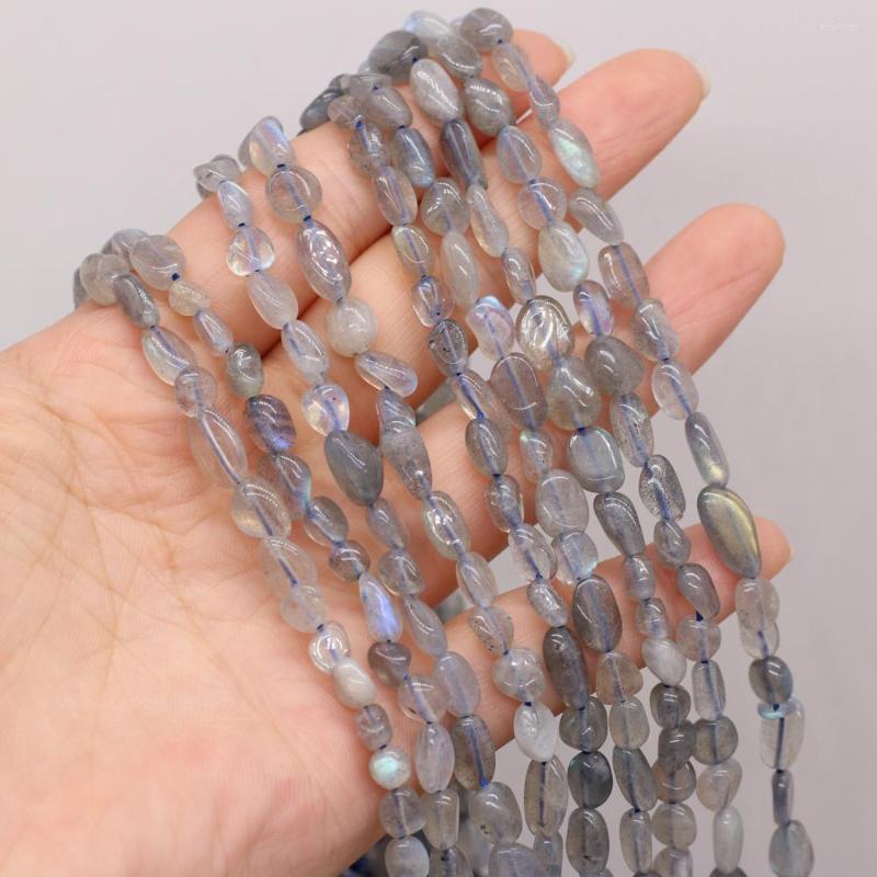

Beads Natural Flash Labradorite Beaded Irregular Shape For Jewelry Making DIY Necklace Bracelet Accessries 6-8mm
