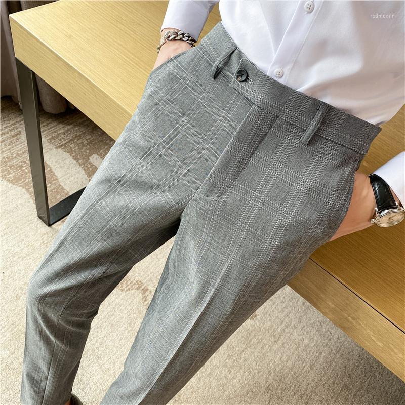 

Men's Suits Men's & Blazers Men Dress Pants Slim Fit Trousers Business Casual High Quality Groom Formal Wear Size 36Men's, 907 blue
