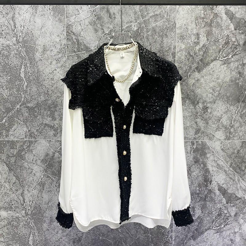 

Men's Casual Shirts Cv1643 Fashion Men's 2022 Runway Luxury European Design Party Style Clothing, Black