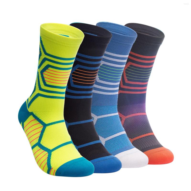 

Men's Socks Unisex Cycling Men Outdoor Mount Sports Cotton Profession Road Bike Footwear For Running Basketball Compression, Black blue