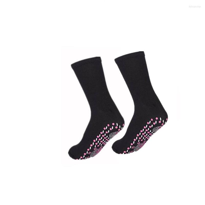 

Racing Jackets High Quality Heating Socks Comfortable Health Care Magnet Magnetic Sock Polyester Cotton, White