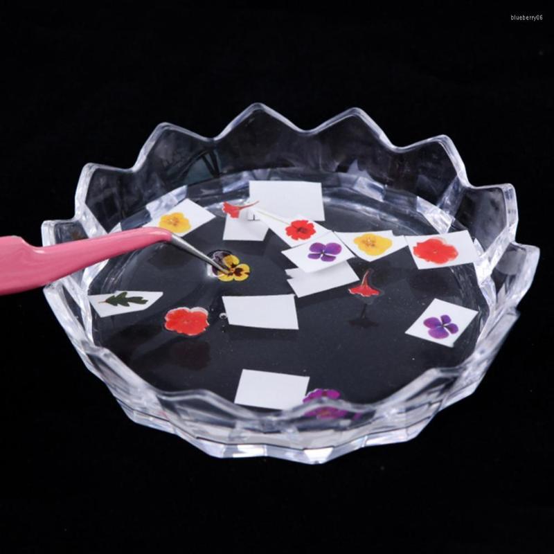 

Nail Art Kits Multifunction Storage Box Container Case Transparent Organizer Tray Jewelry Rhinestone Display Manicure Holder