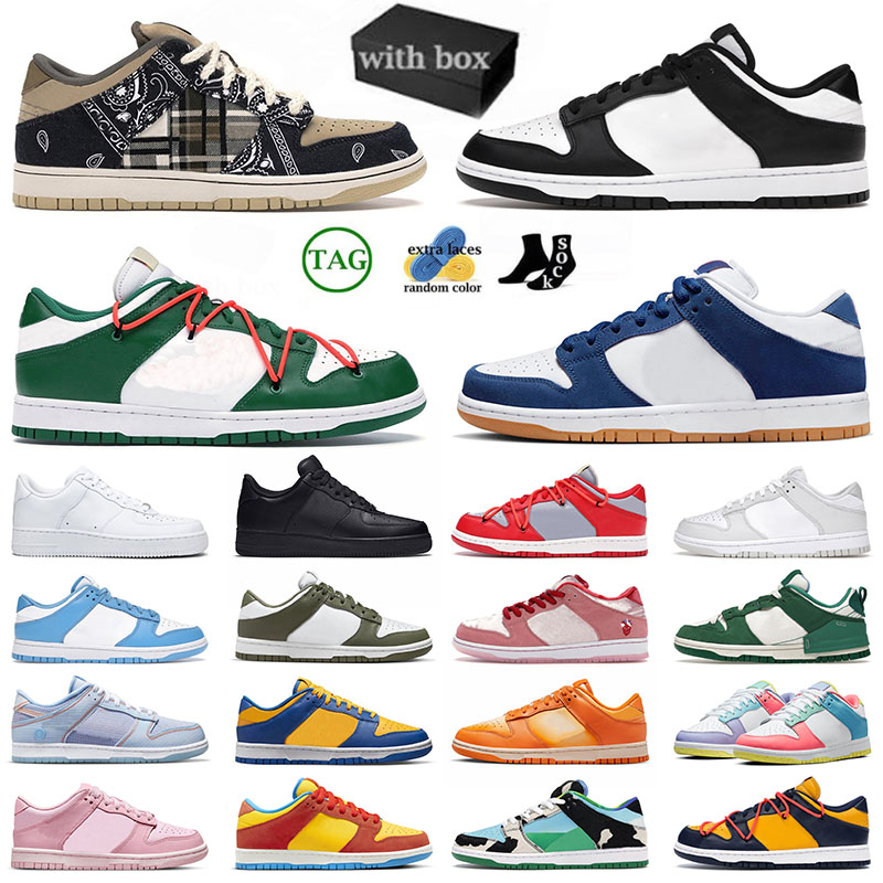 

new sneakers with box mens women basketball shoes low magma orange la dodgers black white panda triple pink designer sneakers trainers outdoor runner big size 13, 36-45 medium olive