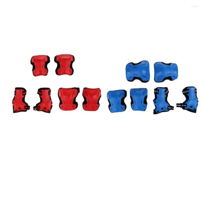 

Knee Pads 6Pcs Children Kid Cycling Roller Skating Elbow Wrist Protective Guard Sports Safety Gear For Bike Riding Skateboard, Picture shown