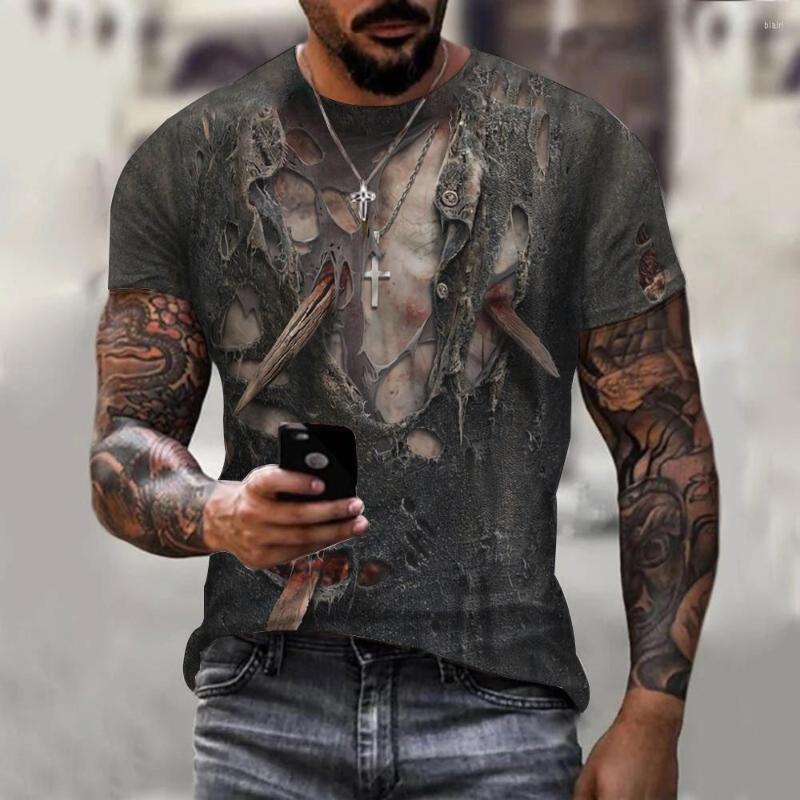 

Men's T Shirts Summer Men Fake Muscle T-shirts 3D Print Strong Pectorales Pattern Shirt Women Abdominal Gym Tee Streetwear, Tx6